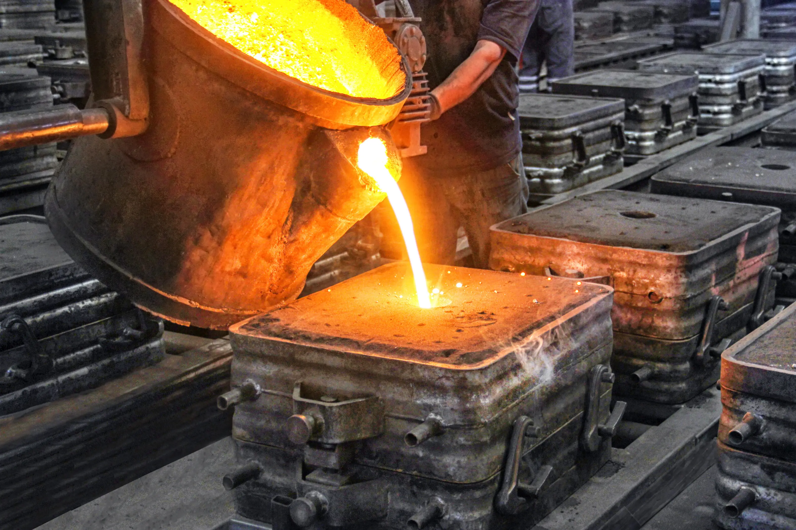 Sand casting